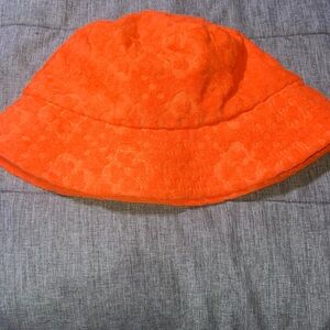 SHEIN Orange Bucket Hat